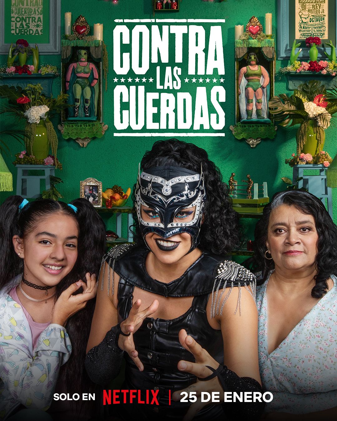 Portal da Luta Livre on X: Estreou hoje na Netflix a série mexicana Na Luta  (Against the Ropes). Destaque para o protagonismo 100% feminino, algo que  só vimos em GLOW entre as