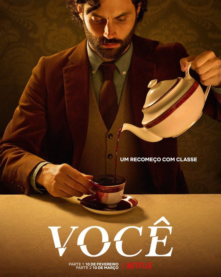 DVD Você You 4ª Temporada Parte 1 - Netflix LANÇAMENTO - Séries