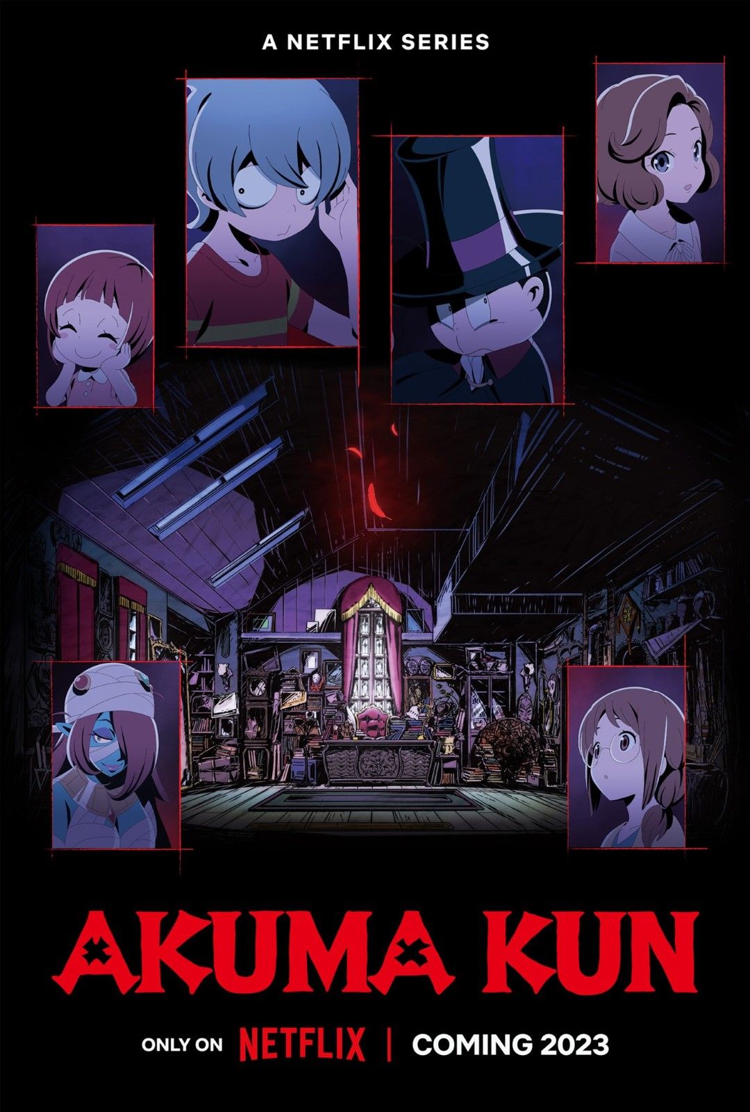 Akuma-kun, novo anime de terror da Netflix, ganha trailer e data