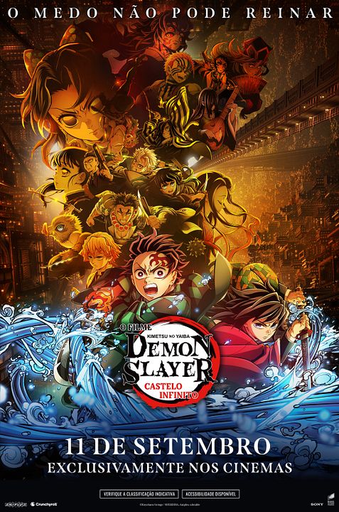 Demon Slayer: Kimetsu no Yaiba - Castelo Infinito : Poster