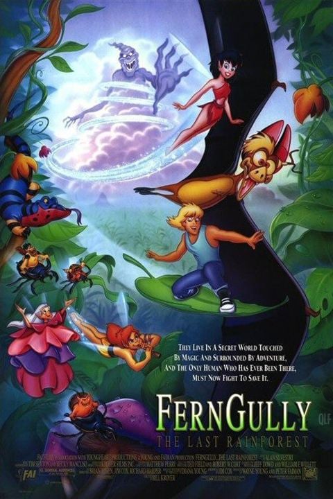 Ferngully - As Aventuras de Zack e Crysta na Floresta Tropical : Poster
