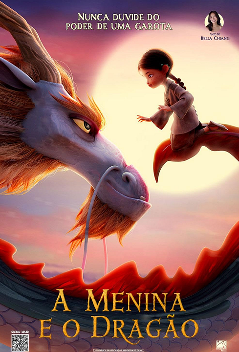 A Menina e o Dragão : Poster