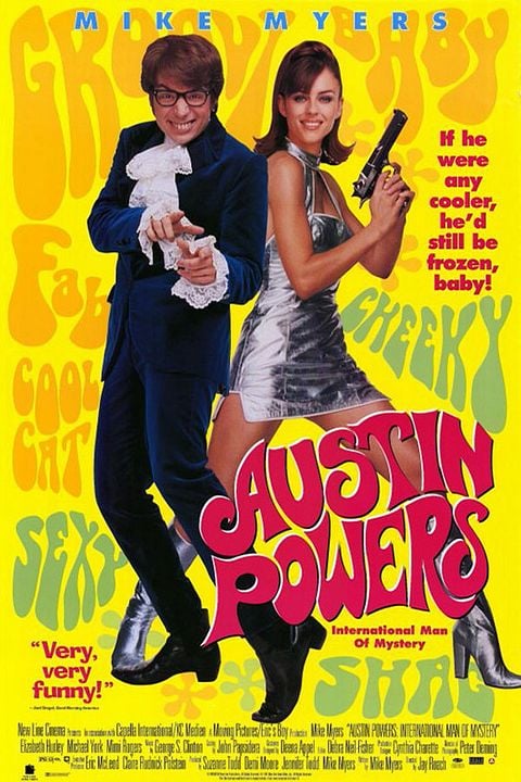 Austin Powers - Um Agente Nada Discreto : Poster