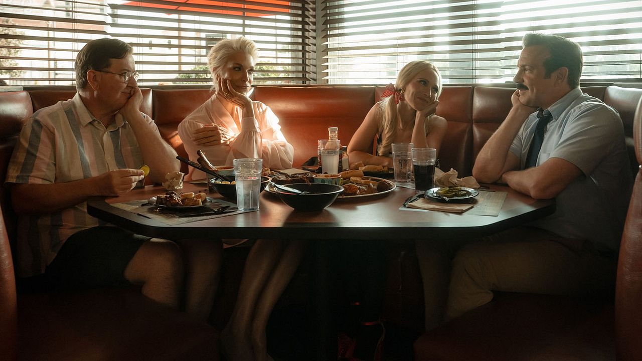 Fotos Jeremy Swift, Hannah Waddingham, Juno Temple, Jason Sudeikis