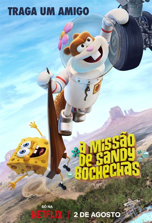 A Missão de Sandy Bochechas : Poster