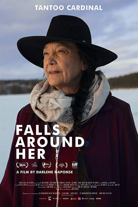 Falls Around Her : Poster