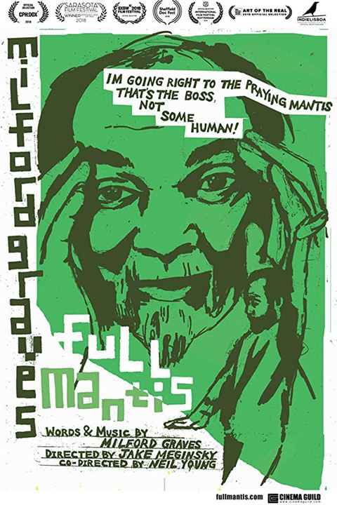 Milford Graves: Full Mantis : Poster