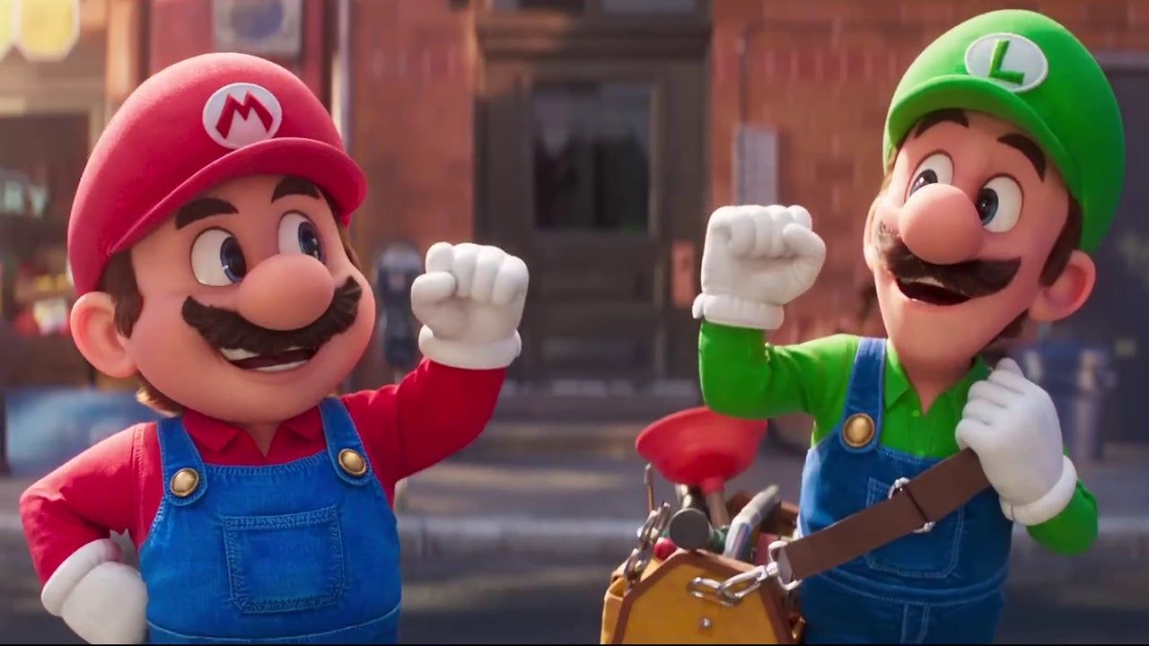 Super Mário Bros E Luigi Pelucia Musical O Filme Lançamento