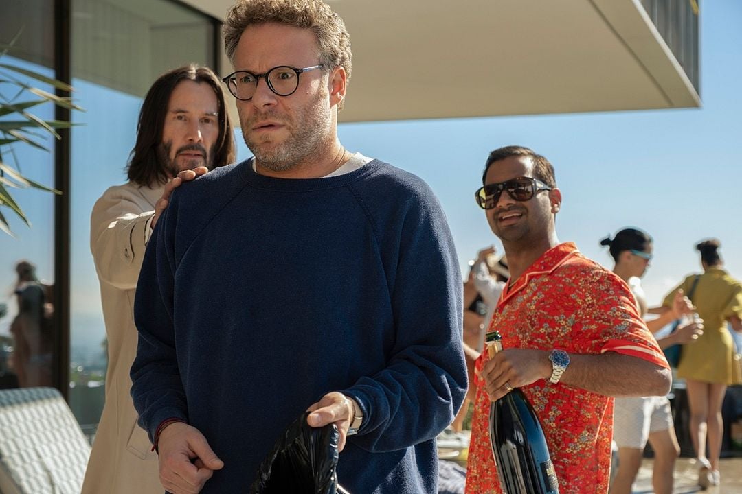Quando o Céu se Engana: Aziz Ansari, Seth Rogen, Keanu Reeves