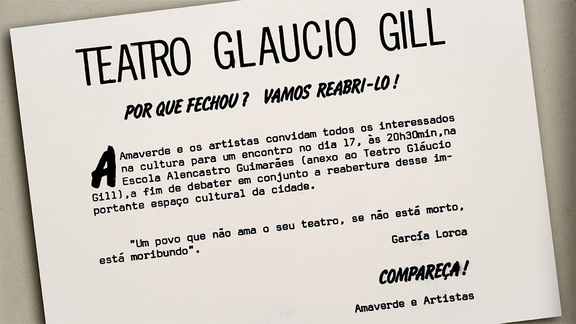 Gláucio Gill – Um Teatro em Construção : Fotos