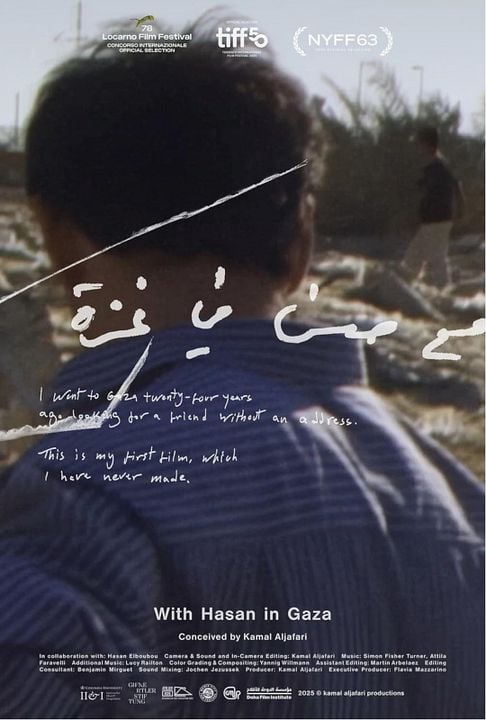 Com Hasan em Gaza : Poster