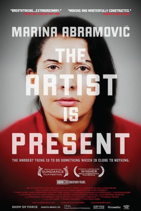 Marina Abramovic - A Artista Está Presente : Poster