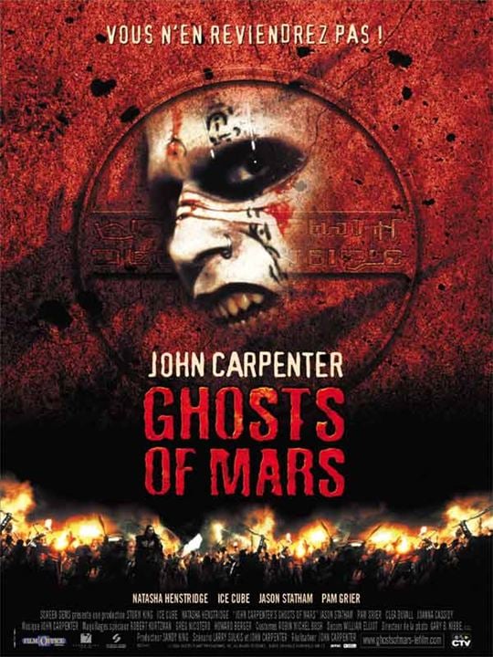 Fantasmas de Marte : Poster John Carpenter