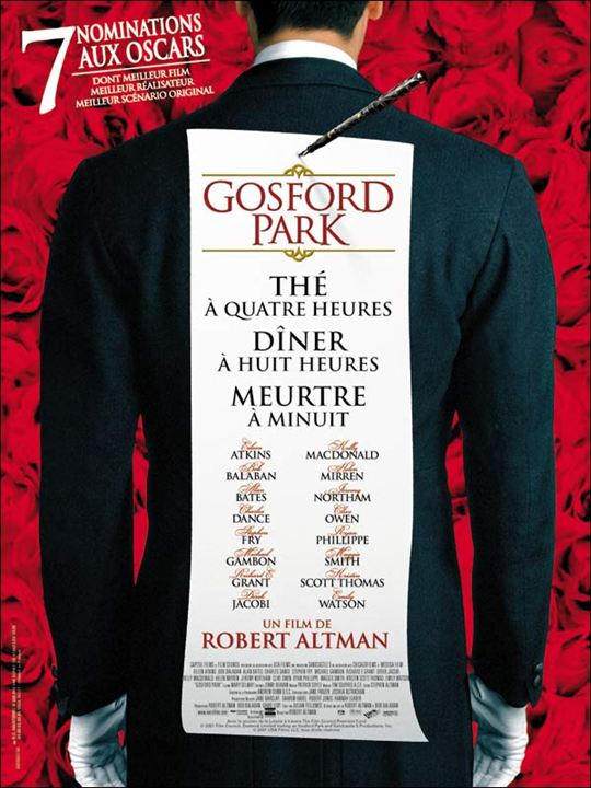 Assassinato em Gosford Park : Poster