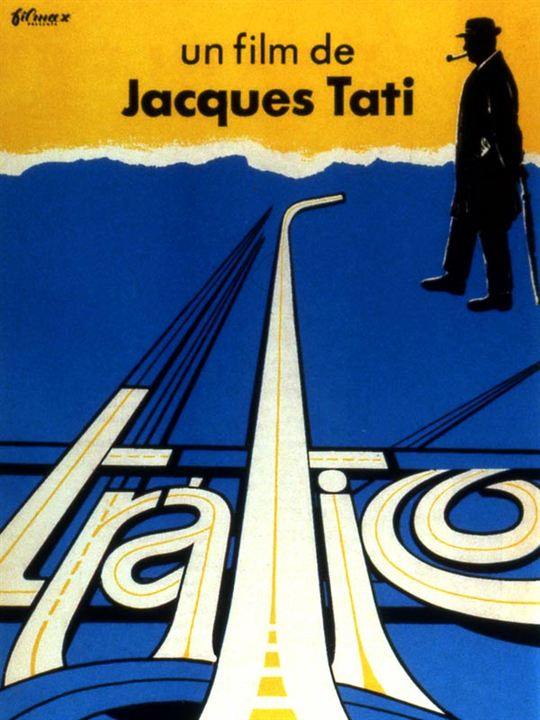 As Aventuras de M. Hulot no Tráfego Louco : Poster Jacques Tati