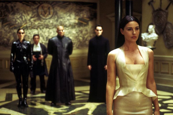 Matrix Reloaded : Fotos Laurence Fishburne, Monica Bellucci, Carrie-Anne Moss, Randall Duk Kim, Keanu Reeves