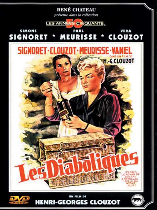 As Diabólicas : Poster Simone Signoret, Henri-Georges Clouzot, Vera Clouzot