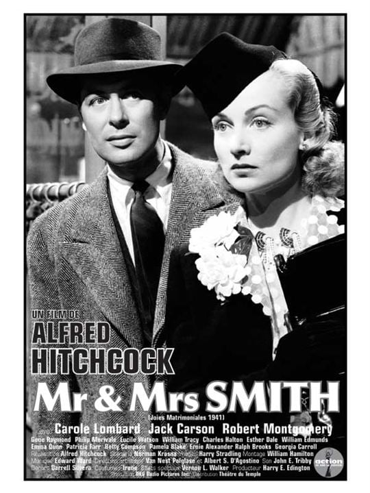Sr. e Sra. Smith - Um Casal do Barulho : Poster Carole Lombard, Robert Montgomery