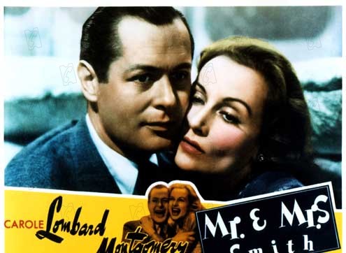 Sr. e Sra. Smith - Um Casal do Barulho : Fotos Carole Lombard, Alfred Hitchcock, Robert Montgomery
