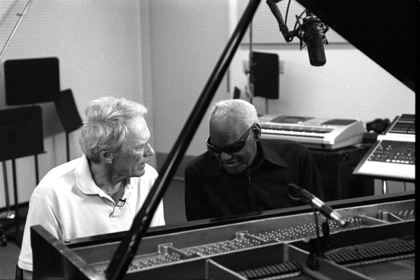 Foto Clint Eastwood, Ray Charles