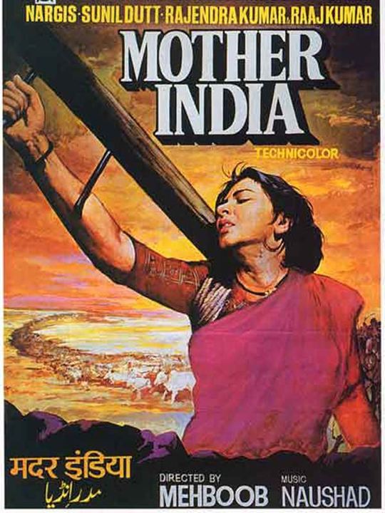 Mãe Índia : Poster Mehboob Khan, Nargis