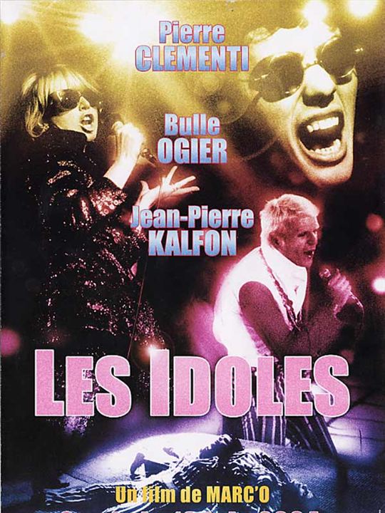Les Idoles : Poster Marc'O, Pierre Clémenti, Bulle Ogier, Jean-Pierre Kalfon