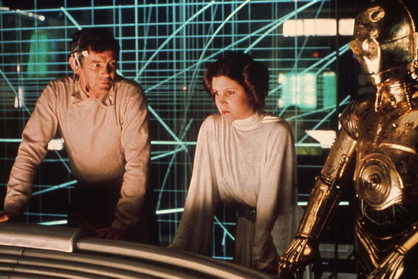 Star Wars : Fotos Anthony Daniels, Carrie Fisher
