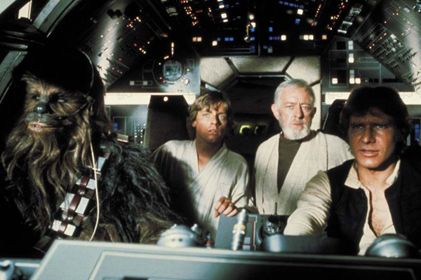 Star Wars : Fotos Alec Guinness, Mark Hamill, Harrison Ford, Peter Mayhew
