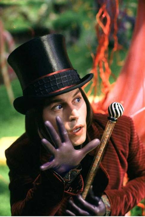 A Fantástica Fábrica de Chocolate : Fotos Johnny Depp, Tim Burton