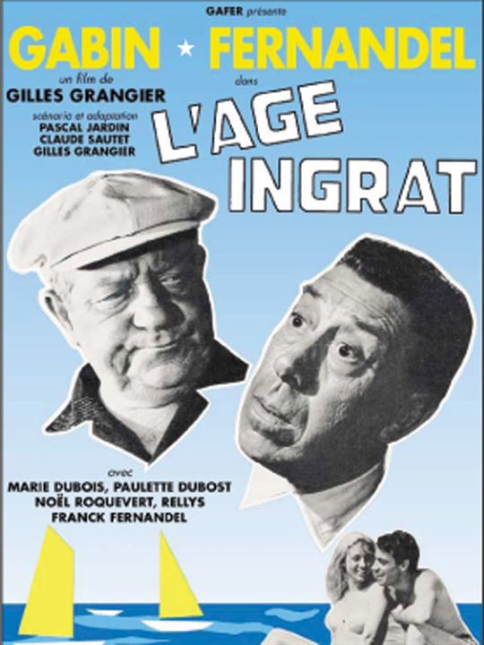 Poster Jean Gabin, Gilles Grangier