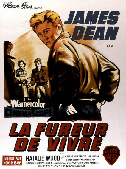 Juventude Transviada : Poster James Dean, Nicholas Ray