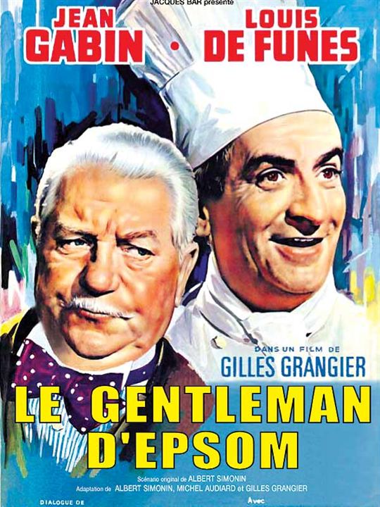 Poster Louis de Funès, Jean Gabin, Gilles Grangier