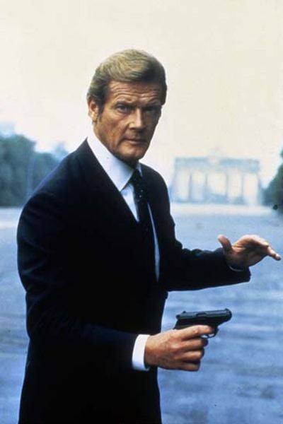 007 Contra Octopussy : Fotos Roger Moore, John Glen