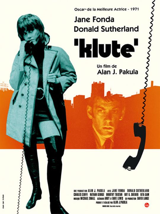 Klute - O Passado Condena : Poster Alan J. Pakula