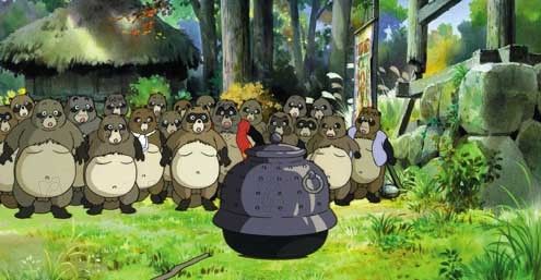 PomPoko: A Grande Batalha dos Guaxinins : Fotos Isao Takahata