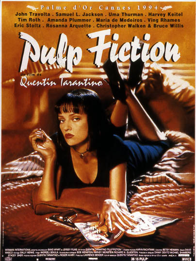 Pulp Fiction - Tempo de Violência : Poster Samuel L. Jackson, John Travolta, Bruce Willis