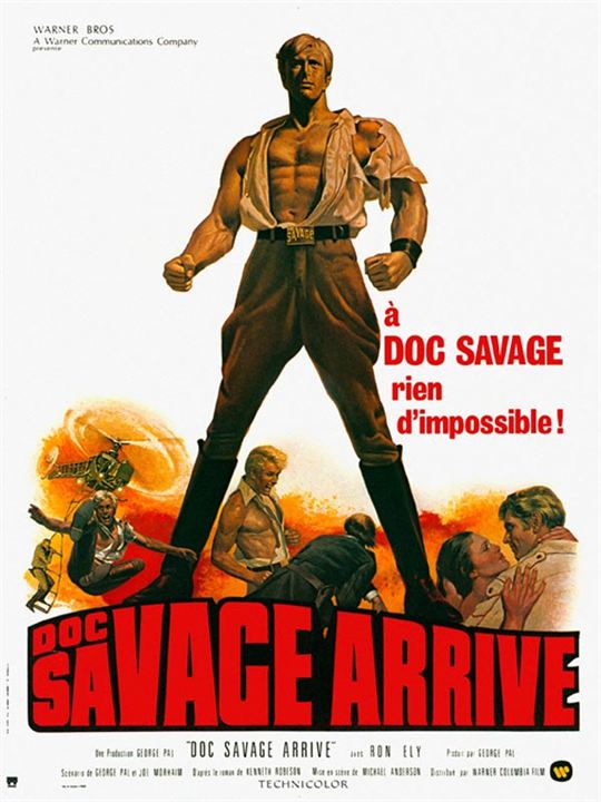 Doc Savage: O Homem de Bronze : Poster Michael Anderson, Ron Ely