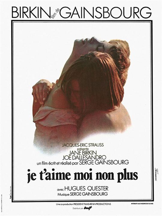 Paixão Selvagem : Poster Serge Gainsbourg, Joe Dallesandro