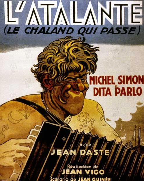 O Atalante : Poster Jean Dasté, Jean Vigo, Dita Parlo