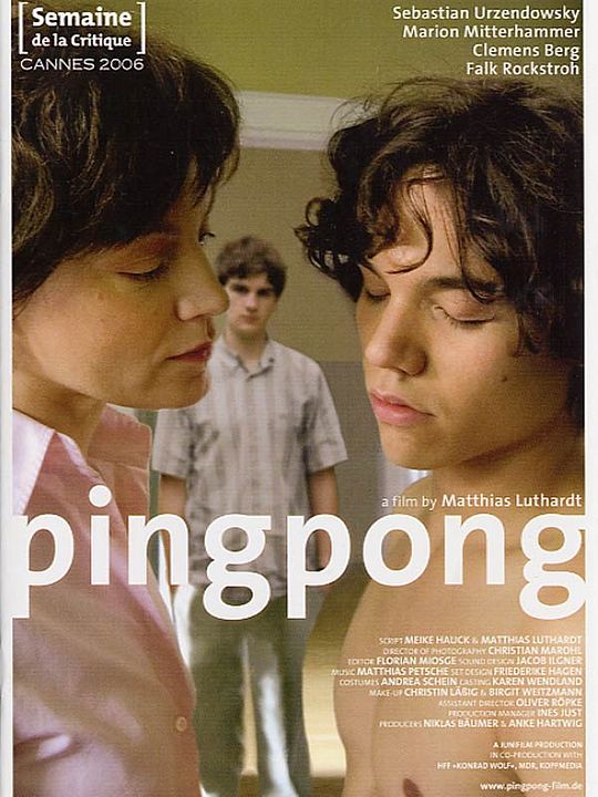 Pingpong : Poster Sebastian Urzendowsky, Marion Mitterhammer, Matthias Luthardt, Clemens Berg