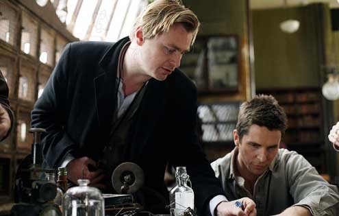 O Grande Truque : Fotos Christopher Nolan, Christian Bale