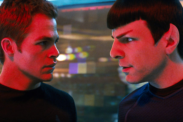 Star Trek : Fotos Zachary Quinto, Chris Pine