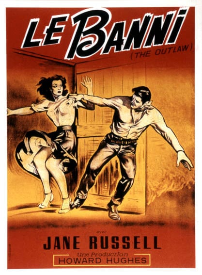 Poster Howard Hughes, Jane Russell