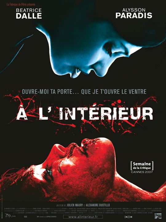 A l'intérieur : Poster Béatrice Dalle, Julien Maury, Alexandre Bustillo