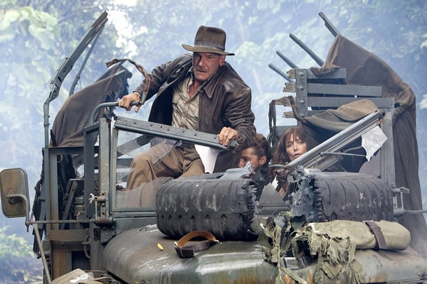 Indiana Jones e o Reino da Caveira de Cristal: Harrison Ford, Karen Allen, Shia LaBeouf