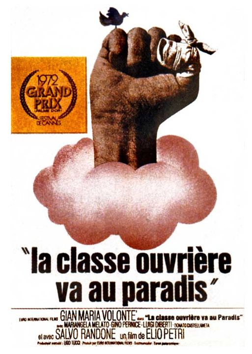 A Classe Operária Vai ao Paraíso : Poster Elio Petri