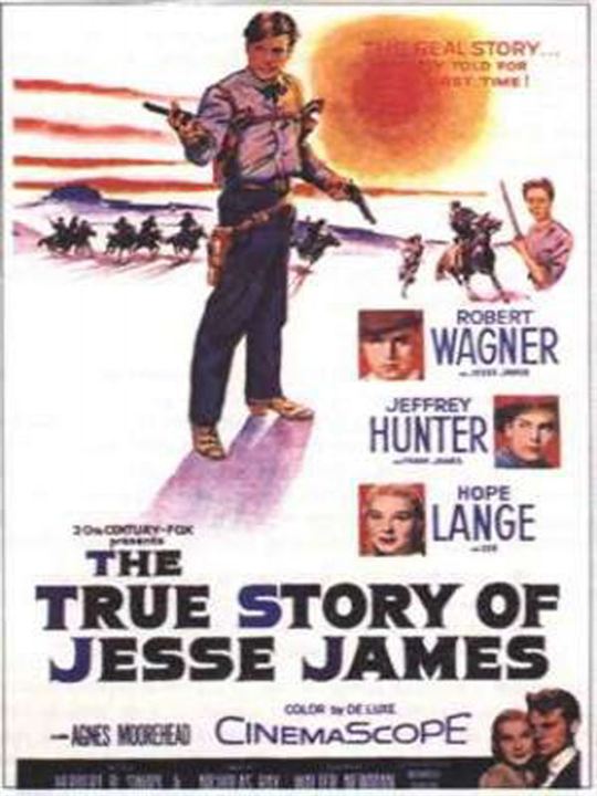 Quem foi Jesse James : Poster Robert Wagner, Nicholas Ray