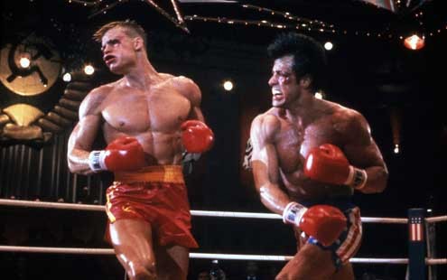 Rocky 4 : Fotos Sylvester Stallone, Dolph Lundgren