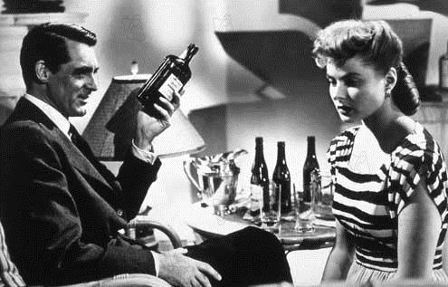 Interlúdio : Fotos Ingrid Bergman, Alfred Hitchcock, Cary Grant