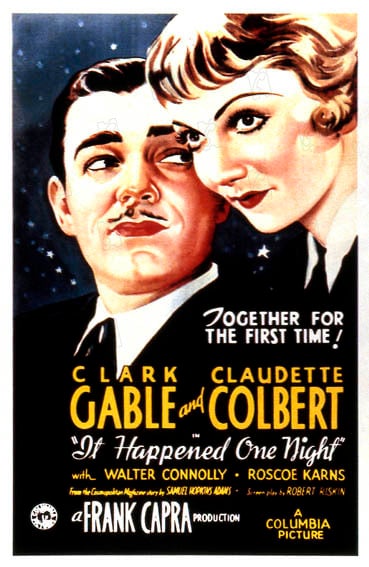 Aconteceu Naquela Noite : Fotos Claudette Colbert, Frank Capra, Clark Gable